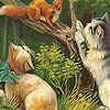 Пятнашки: Котик на дереве (Naughty cats on the tree slide puzzle)