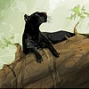 Пазл: Пантера (Black cat on the tree puzzle)