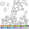 Раскраска: Маленький зайка (Small rabbit coloring)