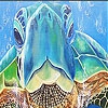 Пятнашки: Морская черепаха (Blue sea turtle  slide puzzle)
