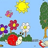 Раскраска: Улитка на прогулке (Garden animals coloring)