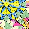 Раскраска: Рулетка (Colorful telescope coloring)
