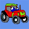 Раскраска: Трактор (tractor colouring jocuri)
