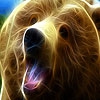 Пятнашки: Голодный медведь (Hungry bright bear slide puzzle)