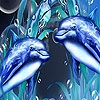 Пятнашки: Братья дельфины (Dolphin brothers slide puzzle)
