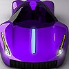 Пазл: Фиолетовый концепт (Purple concept car puzzle)