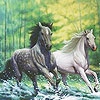 Пазл: Потрясающие лошади (Fabulous running horses puzzle)