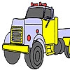 Раскраска: Грузовик (Gas truck coloring)
