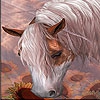 Пятнашки: Фантастическая лошадка (Fantastic horse slide puzzle)