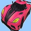 Раскраска: Гоночная машина (Most speed car coloring)