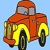 Раскраска: Трактор (Village truck coloring)