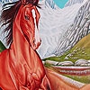 Пазл: Лошадка (Mountain  wild horse puzzle)