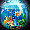 Пятнашки: Рыбки (Dream fishes slide puzzle)