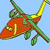 Раскраска: Быстрый самолет (Fastest airplane coloring)
