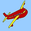 Раскраска: Самолет (Nature airplane coloring)