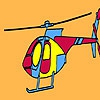 Раскраска: Вертолет (Private firm helicopter coloring)
