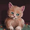 Пятнашки: Голодные котятки (Cute hungry kitten slide puzzle)