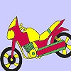 Раскраска: Мотоцикл (Fast school motorbike coloring)