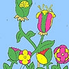 Раскраска: Цветы на ферме (Flowers in the farm coloring)