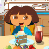 Даша накрывает на стол (Dora Explorer Dining Table Decor)