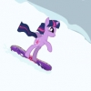 Мой маленький пони: Твелайт на снежных холмах (Twelight's epic hill ride)
