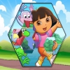 Пазлы: Даша (Dora fix the puzzle)