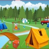 Отдых на природе: Найди отличия (Camping spot the difference)