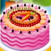 Украшение торта с фруктами (Cake with fruits. Decoration)